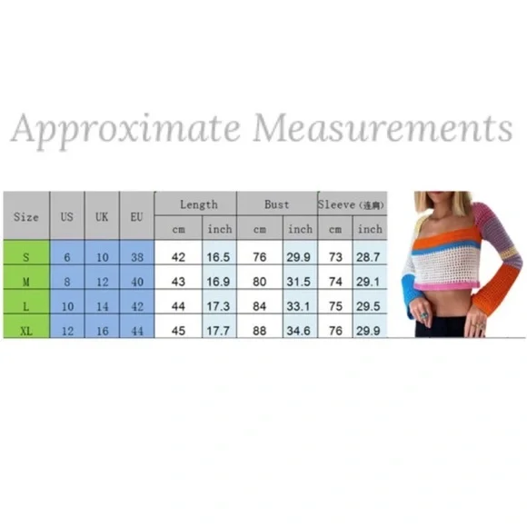 Knit Crop Top Emilyn Crochet Square Neck sweater - Picture 4 of 11